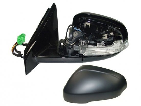 Rétroviseur gauche électrique, chauffant, à peindre, rabattable + repetiteur + sonde + feu courtoisie grand angle LED 10 fiches VOLVO V40  pour VOLVO V40 Rétroviseur gauche électrique, chauffant, à peindre, rabattable + repetiteur + sonde + feu courtoisie grand angle LED 10 fiches VOLVO V40  pour VOLVO V40