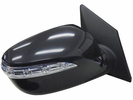 Accéder à la pièce Rétroviseur droit électrique, noir brillant + clignotant, à peindre