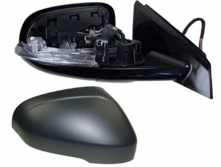 Accéder à la pièce Rétroviseur gauche électrique, chauffant, à peindre, rabattable + repetiteur + feu courtoisie + memoire [grand angle] [LED] [12 fiches]