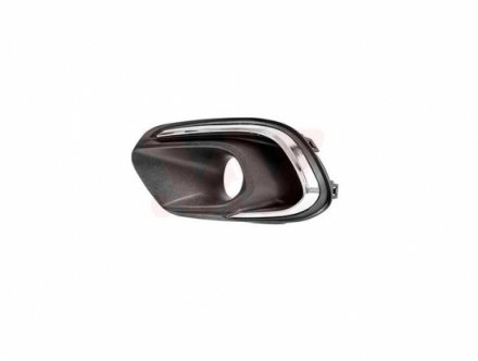 Accéder à la pièce Grille gauche pare-chocs avant noire + trous antibrouillard + moulure chromé [5 portes]
