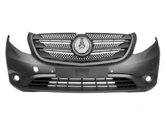 Accéder à la pièce Pare-chocs avant apprêté granuleux 4 capteurs + AB [Vito]