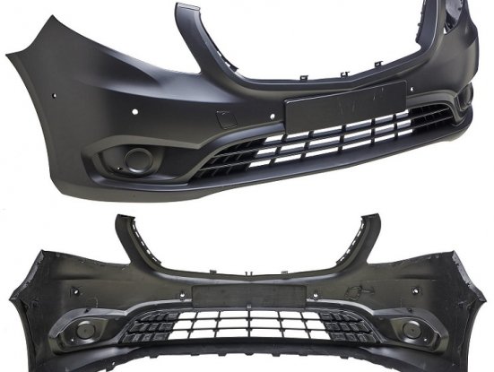 Pare-chocs avant à peindre avec 6 capteurs Vito MERCEDES VITO  pour MERCEDES VITO Pare-chocs avant à peindre avec 6 capteurs Vito MERCEDES VITO  pour MERCEDES VITO