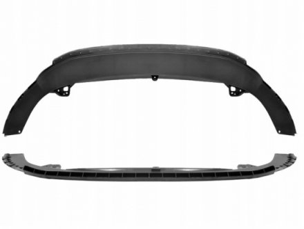 Accéder à la pièce Spoiler pare-chocs avant noir