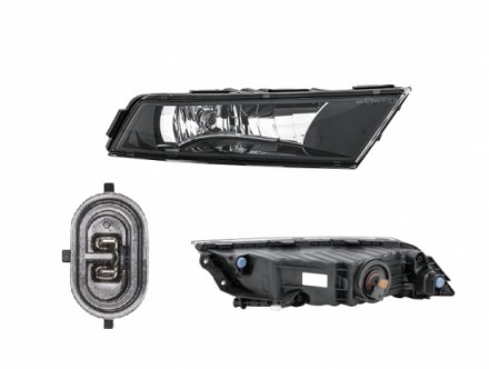Accéder à la pièce Projecteur anti-brouillard droit H8 [Hella]
