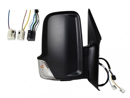 Accéder à la pièce Rétroviseur droit électrique chauffant + feu + side [Bras court] 