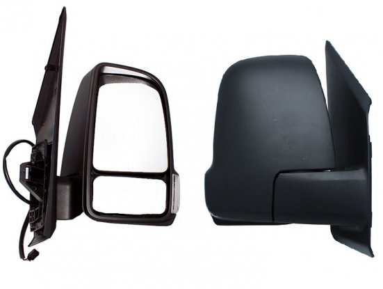 Accéder à la pièce Rétroviseur droit manuel + feu [Bras court] 