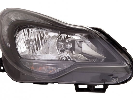 Accéder à la pièce Phare H1 + H7 droit [Noir]