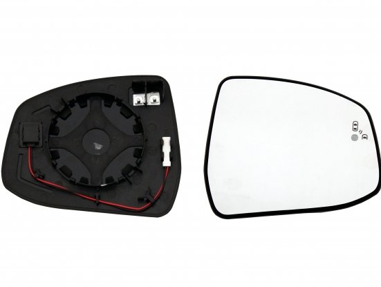 Accéder à la pièce Verre + support rétroviseur convexe droit chauffant SIDE