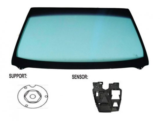 Accéder à la pièce Pare-brises teinte vert athermique + capteur + camera