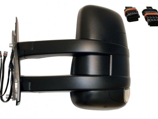 Accéder à la pièce Rétroviseur gauche, électrique, convexe, clignotant, chauffant (bras long - 9 broches)