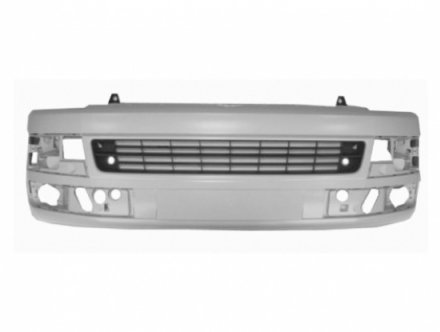 Accéder à la pièce Pare-chocs avant apprêté avec trous de moulure chromés