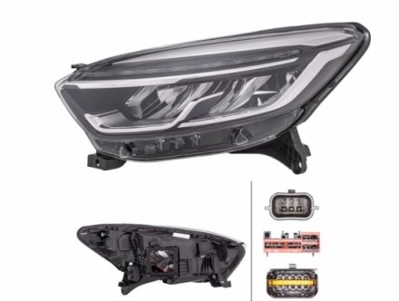 Accéder à la pièce Phare gauche LED [Hella]