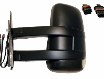 Accéder à la pièce Rétroviseur gauche, électrique, convexe, clignotant, chauffant (bras long - 9 broches)