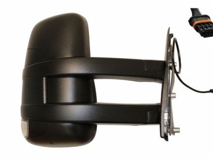 Accéder à la pièce Rétroviseur manuel droit, convexe, clignotant (bras long - 2 broches)