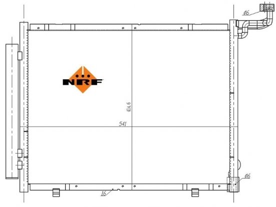 Condenseur de climatisation FORD ECOSPORT  pour FORD ECOSPORT Condenseur de climatisation FORD ECOSPORT  pour FORD ECOSPORT