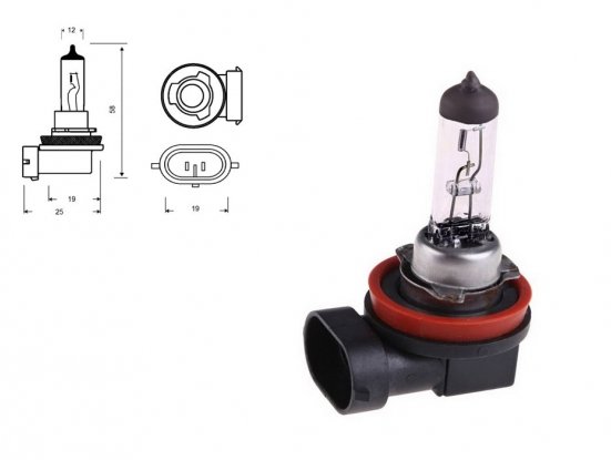Accéder à la pièce Lampe H11 12V 55W (blister 1 pc.)