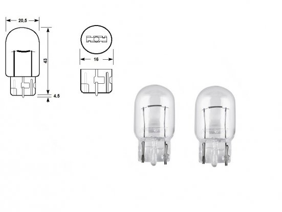 Accéder à la pièce Jeu de 10 ampoules C5W 12V (blister)