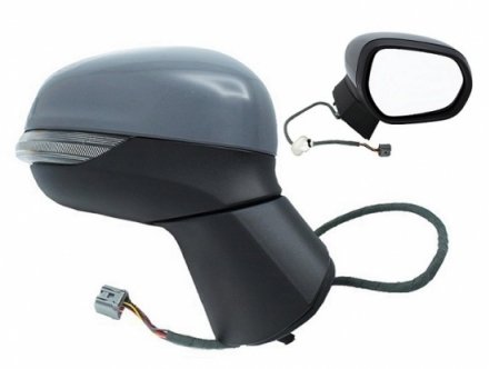 Accéder à la pièce Rétroviseur droit électrique chauffant, rabattable à peindre + feu + courtoisie + BLIS Accéder à la pièce Rétroviseur droit électrique chauffant, rabattable à peindre + feu + courtoisie + BLIS