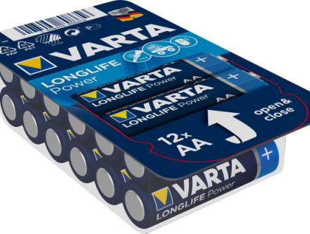 Accéder à la pièce Paquet de 12 piles Varta LR06 AA Longlife