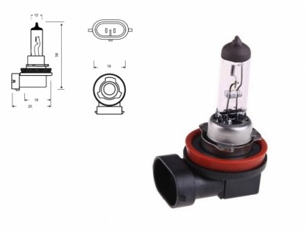 Accéder à la pièce Lampe H11 12V 55W (boîte 1 pc.)