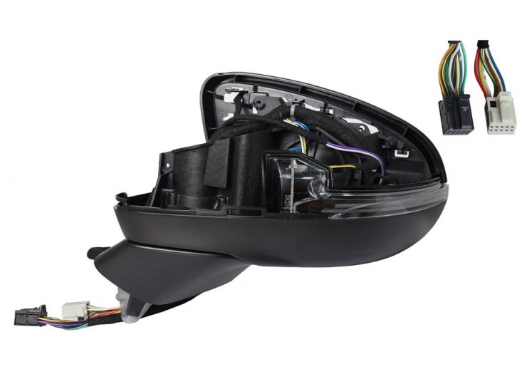 Accéder à la pièce Corps rétroviseur gauche, électrique, chauffant, rabattable + feu + mémoire + coutoisie