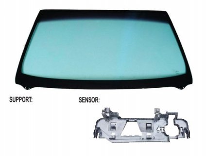 Accéder à la pièce Pare-brise teinté vert athermique + capteur et caméra