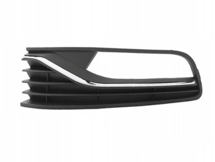 Accéder à la pièce Grille de pare-chocs avant gauche avec trou pour antibrouillards et moulure chromée