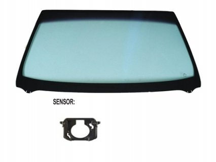 Accéder à la pièce Pare-brise teinté vert + capteur