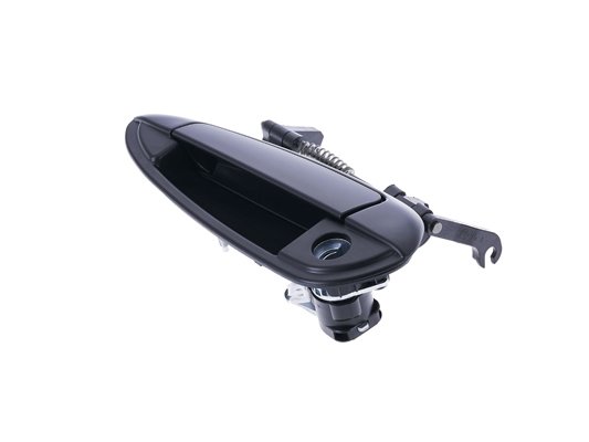 Accéder à la pièce Poignée de porte avant gauche apprêtée noire avec trou (5 portes)