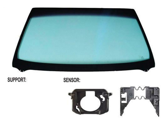 Accéder à la pièce Pare-brise teinté vert + capteur + caméra