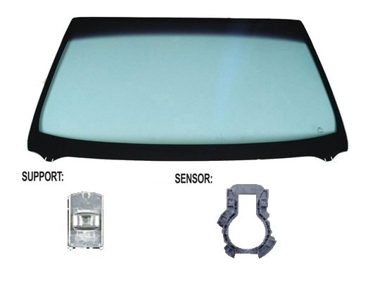 Accéder à la pièce Pare-brise teinté vert acoustique + capteur