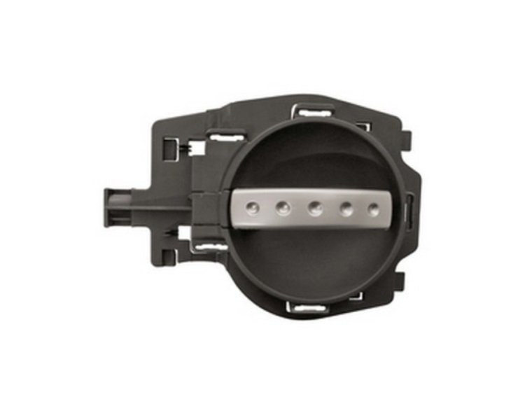 Accéder à la pièce Poignée intérieure gauche avant/arrière avec levier argenté et base noire