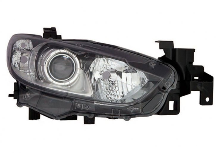 Phare électrique droit noir H11 + H15 pour MAZDA 6  pour MAZDA 6