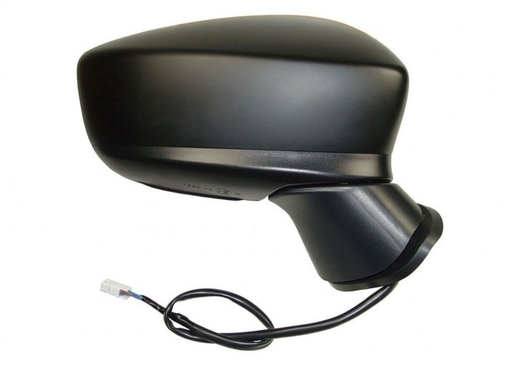 Rétroviseur droit, électrique, chauffant, rabattable électriquement, apprêté + side assist + piloto intermitente (10 broches) pour MAZDA 6  pour MAZDA 6