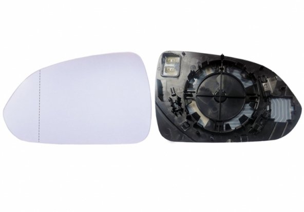 Accéder à la pièce Glace + support rétroviseur gauche chauffant [Grand angle]