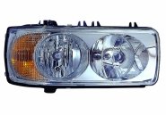 Accéder à la pièce Projecteur avant droit manuel et électrique H1 + H7 (24V)
