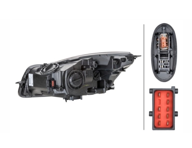 Phare bi-xénon droit D1S + H11 (Hella) OPEL-INSIGNIA  pour OPEL INSIGNIA   pour OPEL INSIGNIA