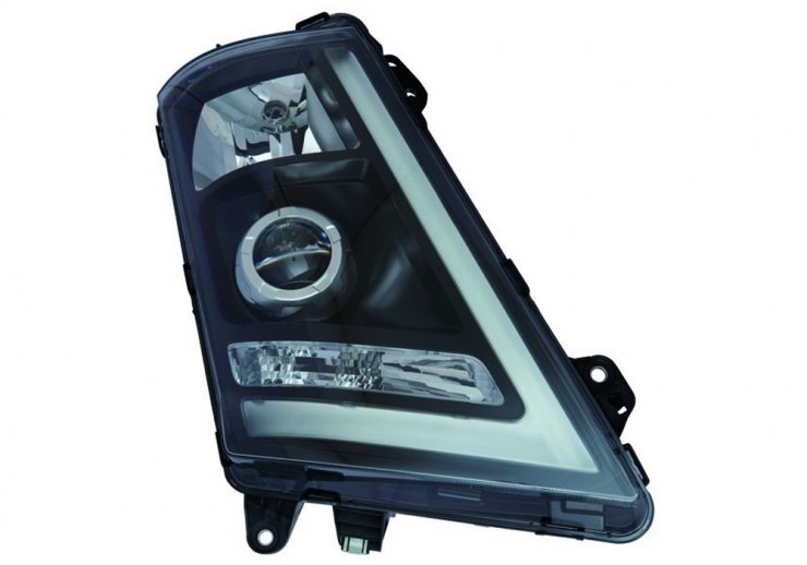 Accéder à la pièce Phare manuel droit noir LED et Xénon H1 + D1S