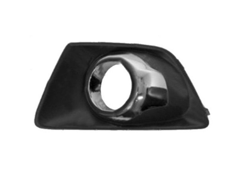 Grille de pare-chocs avant gauche avec trou antibrouillards et cadre chromé pour FORD ECOSPORT  pour FORD ECOSPORT