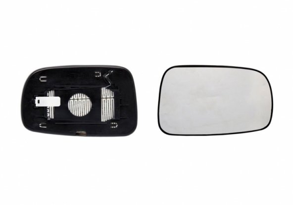 Accéder à la pièce Glace + support convexe droit