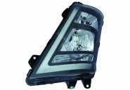Accéder à la pièce Phare droit électrique noir LED H1 + H7 (moteur)