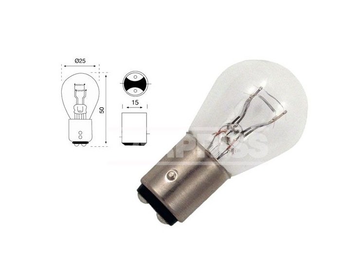 Accéder à la pièce BOÎTE 10 AMPOULES P21-5W 24V 