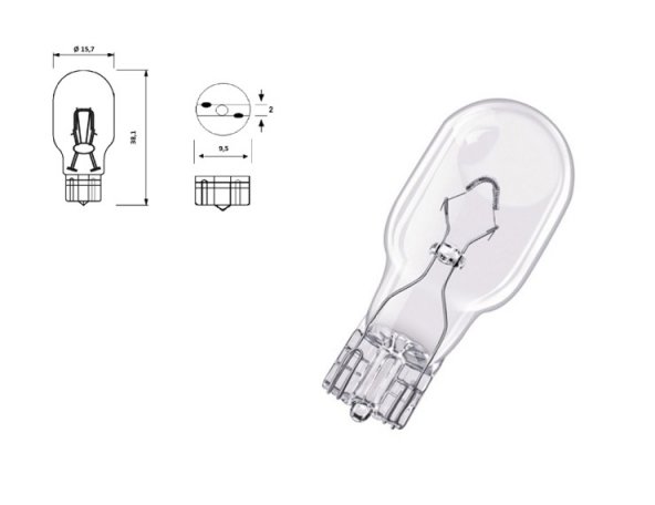 Accéder à la pièce BOÎTE 10 AMPOULES 12V W16W 