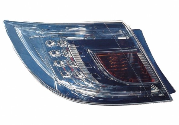 Accéder à la pièce Feu arrière gauche LED chromée