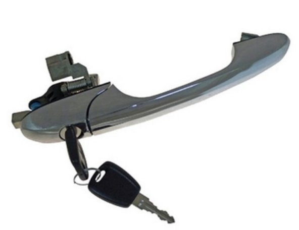 Accéder à la pièce Poignée extérieure chromée avant droite avec trou et jeu de clés