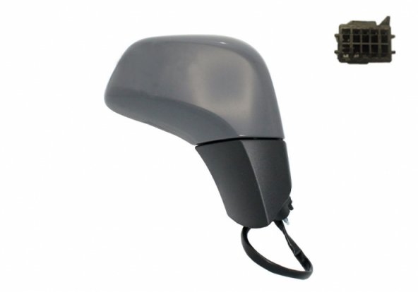 Accéder à la pièce Rétroviseur électrique droit, asphérique, chauffant, apprêté, base noire, rabattable (7 broches)