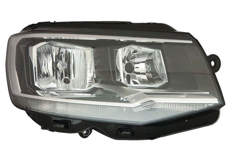 Phare gauche droit H7+H7 (moteur) VOLKSWAGEN-TRANSPORTER T6 pour VOLKSWAGEN MULTIVAN  pour VOLKSWAGEN MULTIVAN