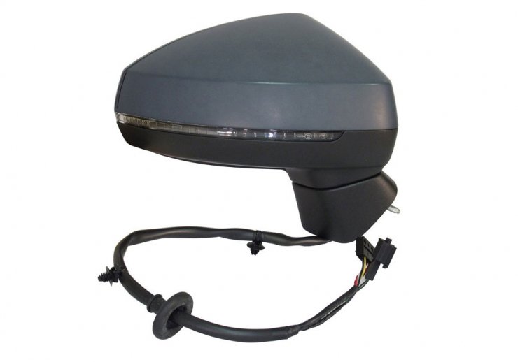 Accéder à la pièce Rétroviseur électrique droit, apprêté, asphérique, chauffant, rabattable, avec indicateur, side et mémoire (14 broches)