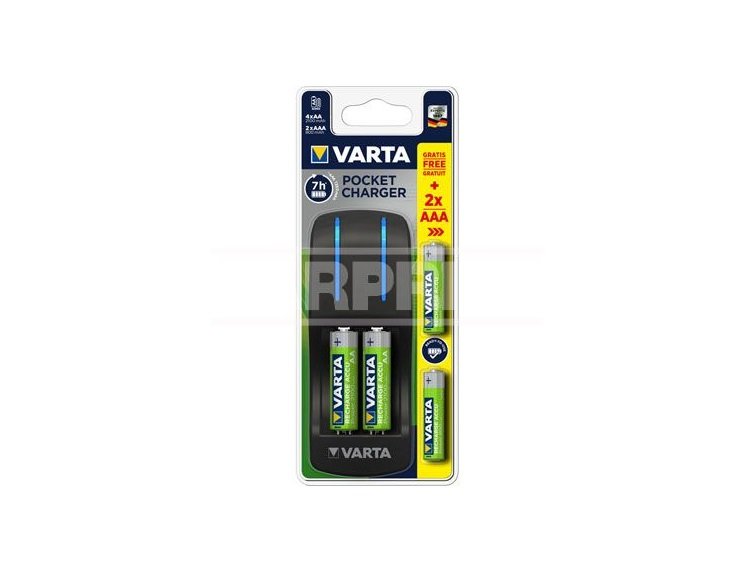 Accéder à la pièce VARTA POCKET X CHARGEUR 4AA 2100 R2U+ 2AAA 800mAh R2U Accéder à la pièce VARTA POCKET X CHARGEUR 4AA 2100 R2U+ 2AAA 800mAh R2U