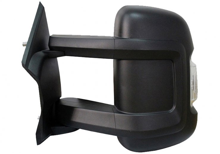 Rétroviseur manuel droit, angle mort, convexe, avec feu clignotant (2 branches) (long) FIAT-DUCATO pour CITROEN JUMPER  pour CITROEN JUMPER